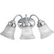 Clarence 3 Light 16.13 inch Polished Chrome Bath Vanity Wall Light