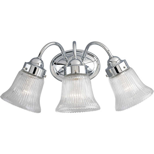 Clarence 3 Light 16.13 inch Polished Chrome Bath Vanity Wall Light