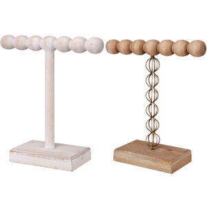 Northrup 9.1 inch Natural and White Wash Jewelry Stand