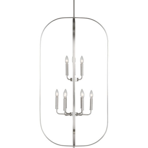 Loretto 9 Light 24 inch Brushed Nickel Chandelier Ceiling Light