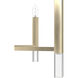 Sunjai 9 Light 40 inch Palm Gold Two Tier Chandelier Ceiling Light