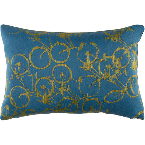 Pedal Power 19 inch Lime, Sky Blue Pillow Kit