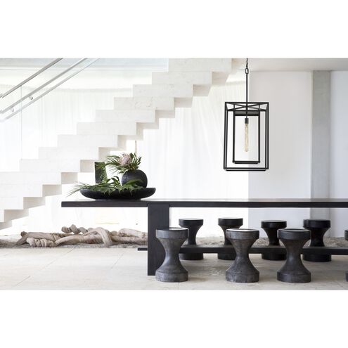 Estate Series Open Air Max LED 16.5 inch Burnished Bronze Outdoor Pendant Lantern