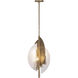 Saint Martin 4 Light 14 inch Ashen Gold Pendant Ceiling Light