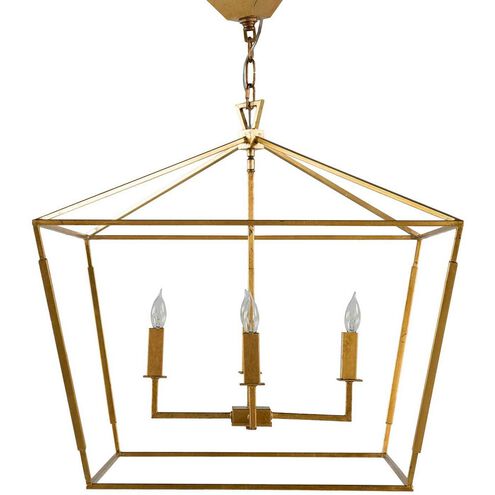 Adler 4 Light 24.25 inch Vintage Gold Chandelier Ceiling Light