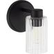 Bedminster 1 Light 5.75 inch Matte Black Vanity Light Wall Light