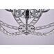 Canada 6 Light 18 inch Chrome Chandelier Ceiling Light