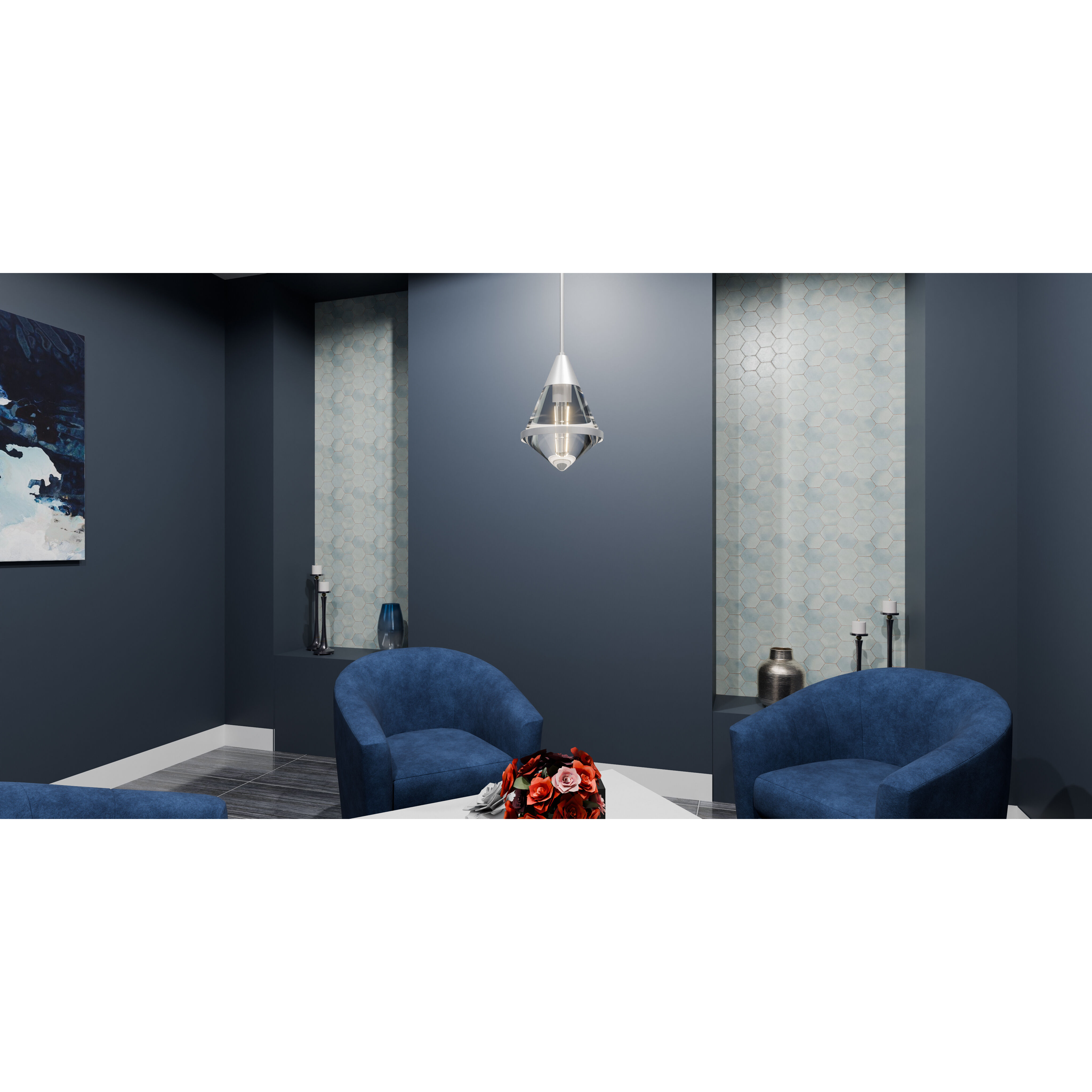 Hidalgo 1 Light 9.5 inch Brushed Nickel Mini Pendant Ceiling Light