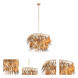 Grace 7 Light 29 inch New Gold Pendant Ceiling Light