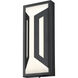 Banff LED 12 inch Sand Black Outdoor Wall Light in Soft Sand Black