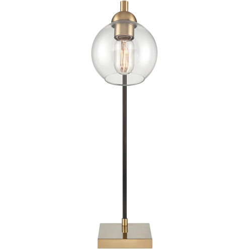 Boudreaux 20 inch 60.00 watt Aged Brass with Matte Black Desk Lamp Portable Light