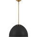 TOB by Thomas O'Brien Robbie 1 Light 20.38 inch Midnight Black Pendant Ceiling Light