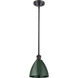 Ballston Plymouth Dome LED 7.5 inch Oil Rubbed Bronze Pendant Ceiling Light in Matte Green