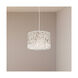 Sarella 8 Light 15.5 inch Polished Stainless Steel Mini Pendant Ceiling Light in Heritage