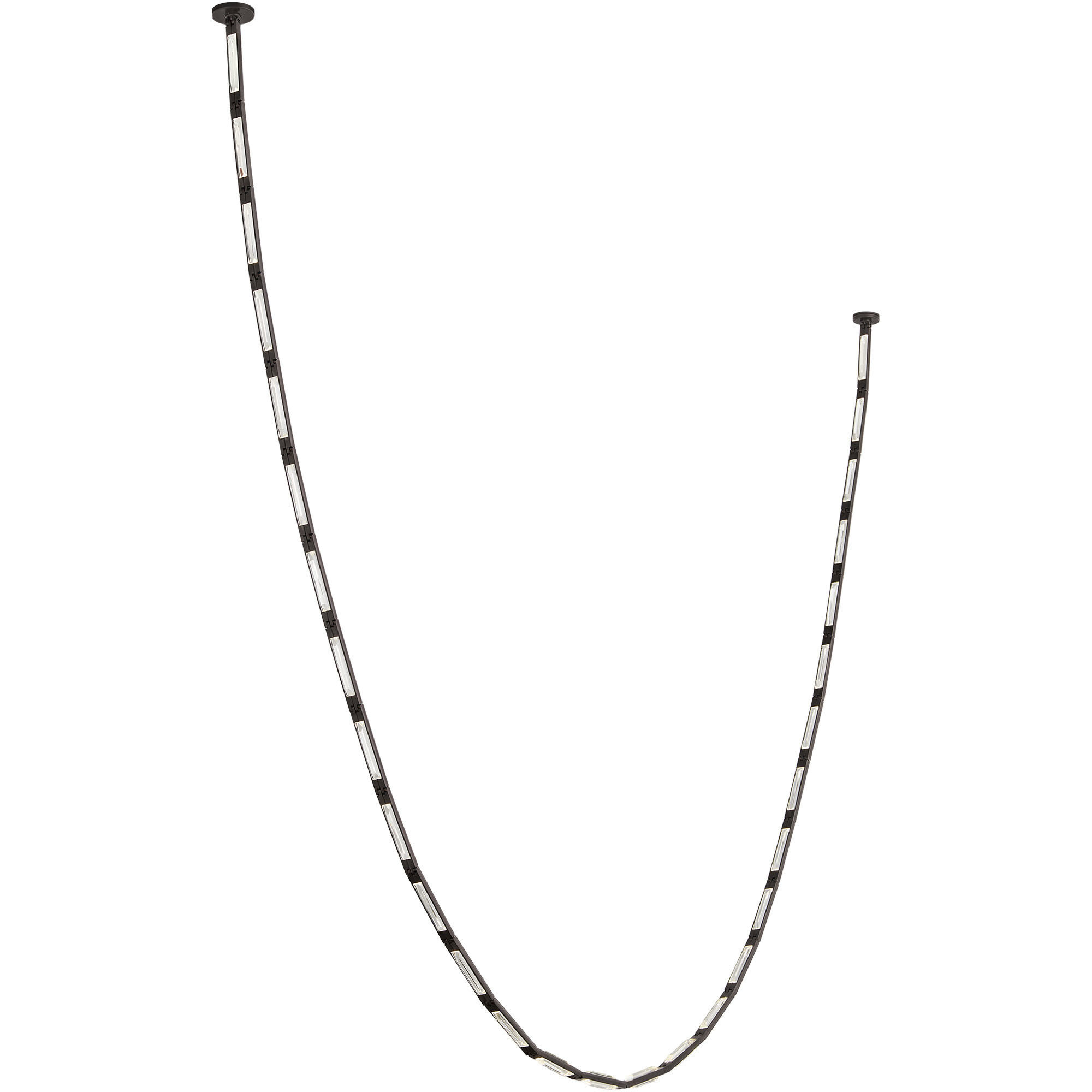 Sean Lavin Catena LED 0.8 inch Bronze Chandelier Ceiling Light in 2700K, Remote