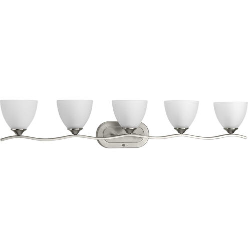 Laird 5 Light 41.63 inch Brushed Nickel Bath Vanity Wall Light