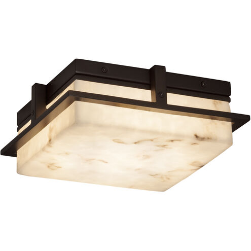 Lumenaria Avalon LED 10 inch Dark Bronze Flush Mount Ceiling Light