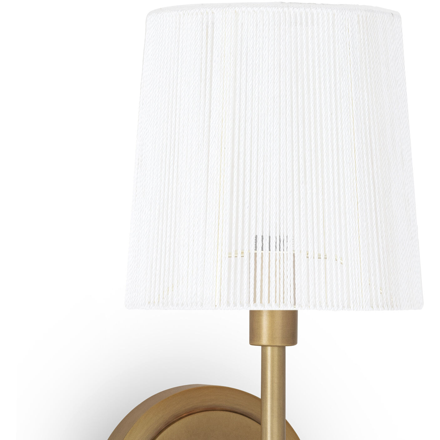 Franklin Wall Sconce Wall Light in Natural Brass