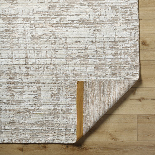 Jackie 36 X 24 inch Light Silver / Off-White / Ash Handmade Rug in 2 x 3
