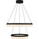 Cohen LED 23.75 inch Oil Rubbed Bronze Pendant Ceiling Light