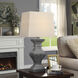 Malta 34 inch 100.00 watt Black Distressed Table Lamp Portable Light