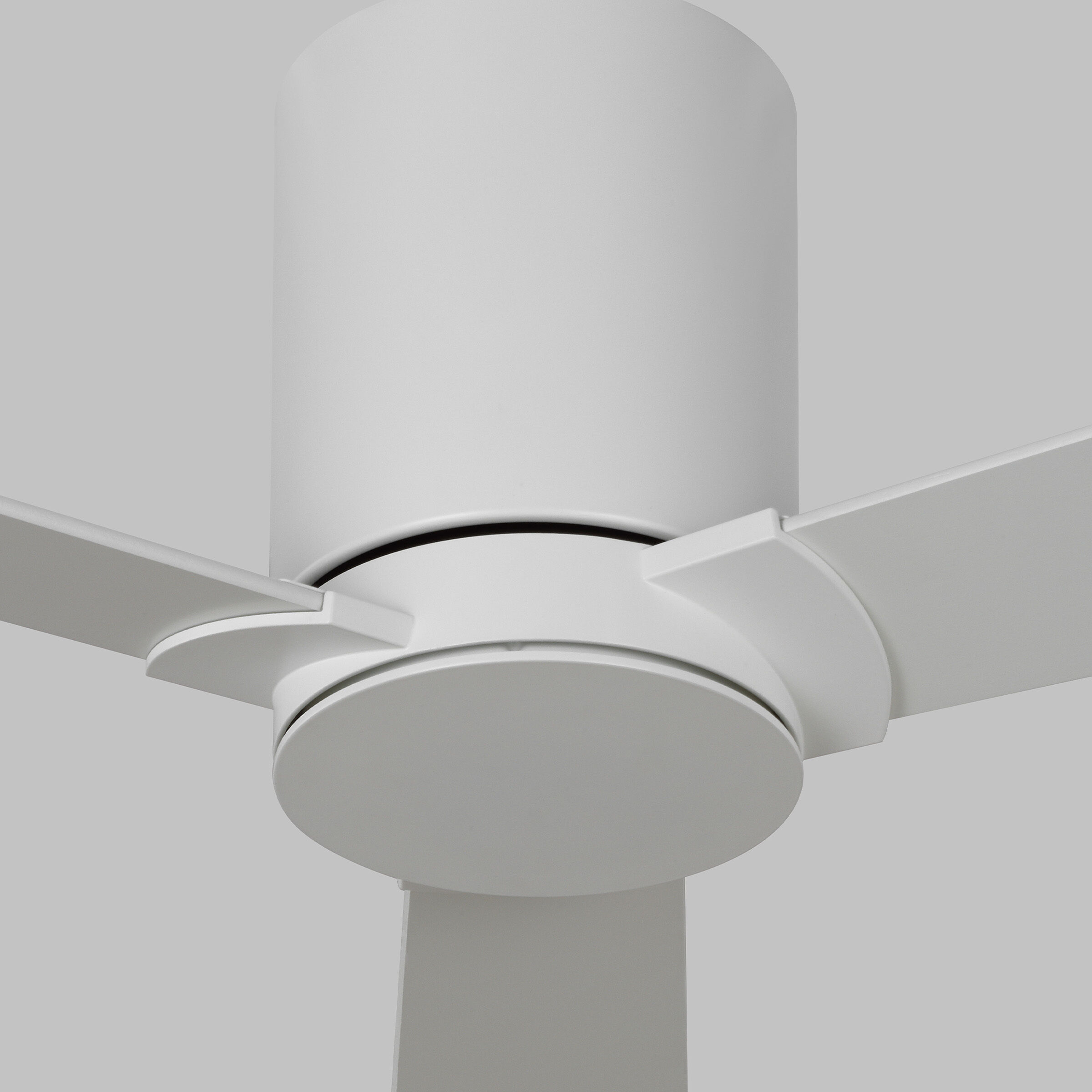 Rozzen 44 inch Matte White Indoor/Outdoor Ceiling Fan