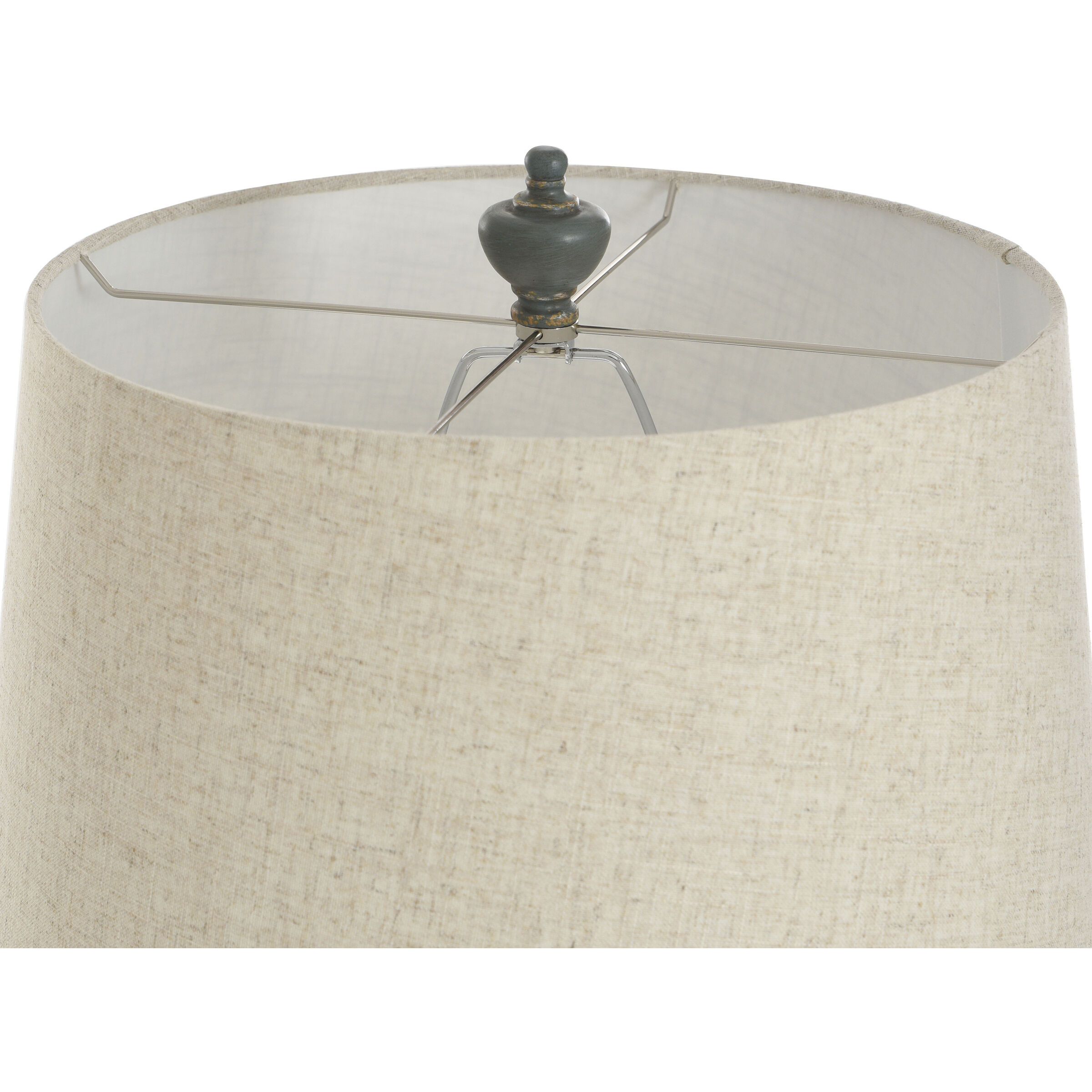 Bourgault 64 inch 150.00 watt Sage and Heathered Oatmeal Floor Lamp Portable Light