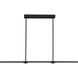 Dorian LED 47.5 inch Black Linear Pendant Ceiling Light