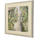 Garden Delight Pink and Multi and Beige and Blue Framed Art