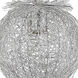 Distratto 1 Light 12 inch Polished Chrome Pendant Ceiling Light