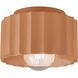 Radiance 1 Light 8 inch Adobe Flush Mount Ceiling Light