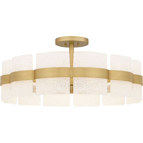 Sweeney 6 Light 30 inch Soft Gold Semi-Flush Mount Ceiling Light, Extra Large