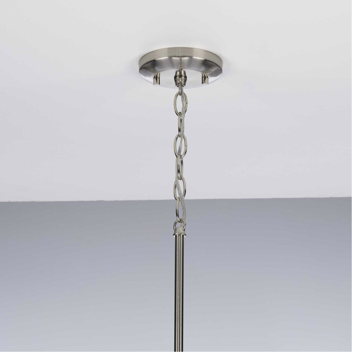 Kempsey 3 Light 17.75 inch Brushed Nickel Pendant Ceiling Light