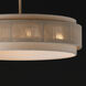 Seacliff 4 Light 28 inch Natural Aged Brass Single Pendant Ceiling Light
