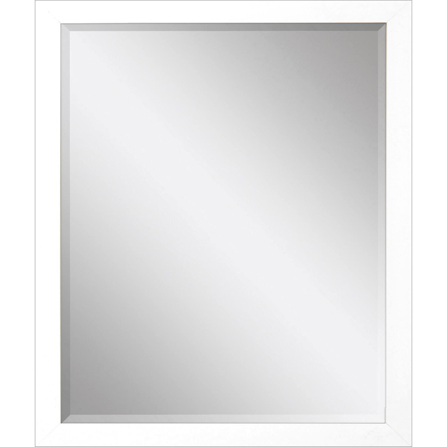 772 Mirror Group 33 X 27 inch White Wall Mirror, Propac