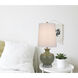 Kawela 27.5 inch 100.00 watt Mustard Green Table Lamp Set Portable Light
