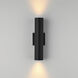 Caldera LED 15 inch Black Outdoor Wall Mount