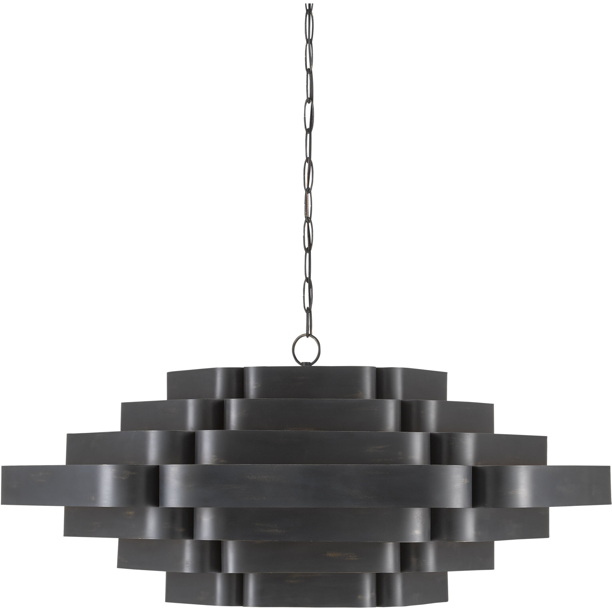 Black leaf chandelier shop