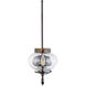 Lowcountry 1 Light Darkened Bronze and Darkened Copper Wall Sconce Wall Light