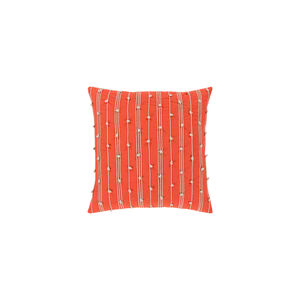 Accretion 20 X 20 inch Bright Orange and Cream Pillow Kit
