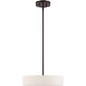 Venlo 4 Light 14 inch Bronze with Antique Brass Accents Pendant Ceiling Light