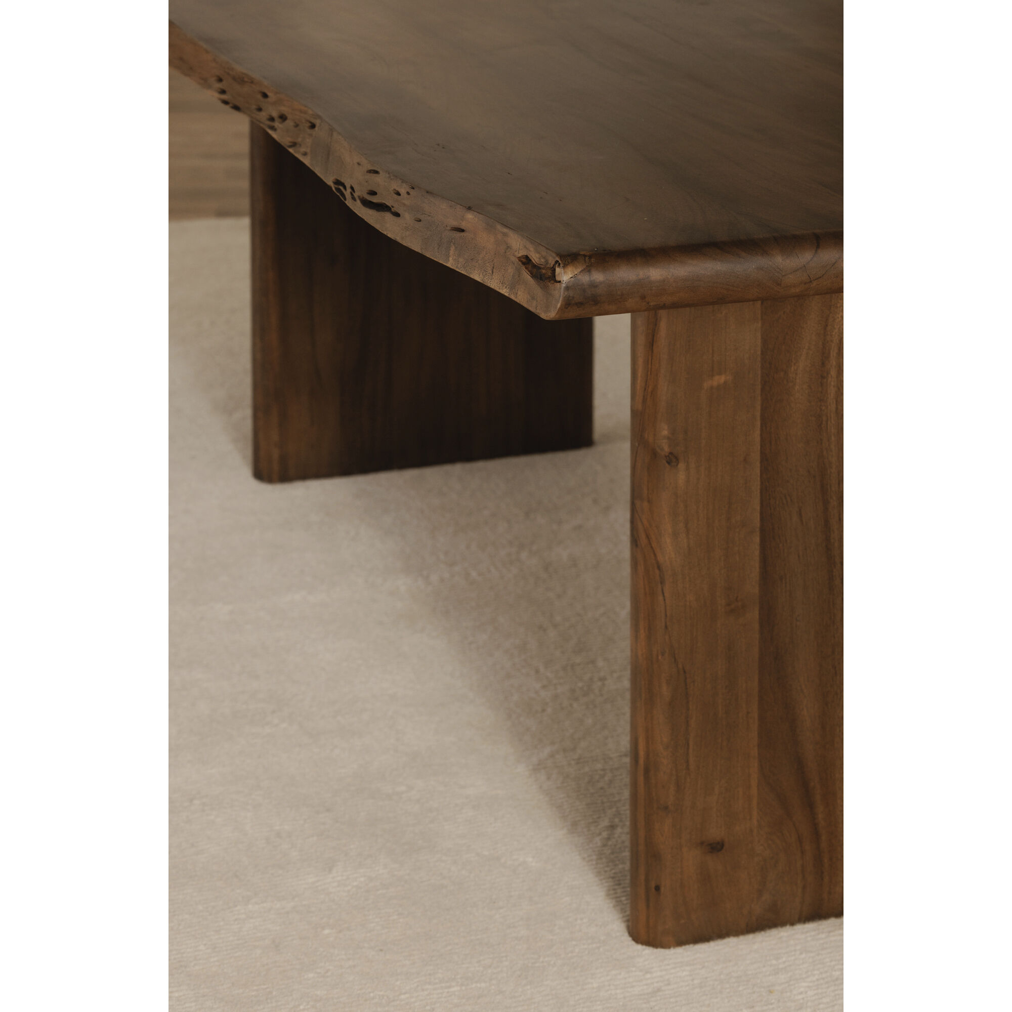 Lila 78 X 40 inch Brown Dining Table, Small