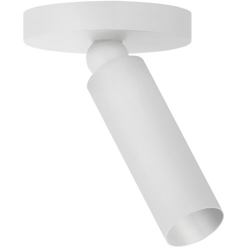 Luxe Pivot LED 2 inch Semi Gloss White Flush Mount Ceiling Light