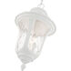 Oxford 3 Light 11 inch Textured White Outdoor Pendant Lantern