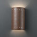 Ambiance LED 5.75 inch Rust Patina Wall Sconce Wall Light
