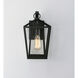 Artisan 1 Light 15.75 inch Black Outdoor Wall Mount