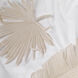Island Leaf Off White Table Object