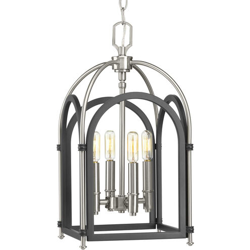 Westfall 4 Light 10.13 inch Graphite Foyer Pendant Ceiling Light, Small, Design Series