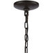 Concentric 7 Light 26 inch Oil Rubbed Bronze Chandelier Ceiling Light