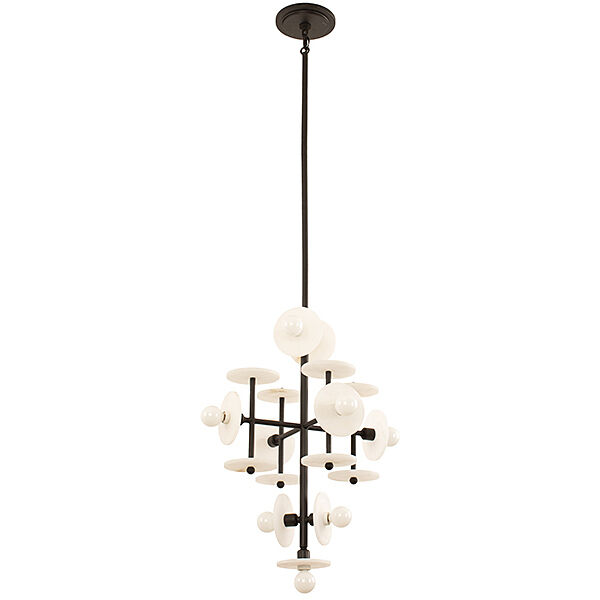 Amani 9 Light 20 inch Black Cashmere Pendant Ceiling Light